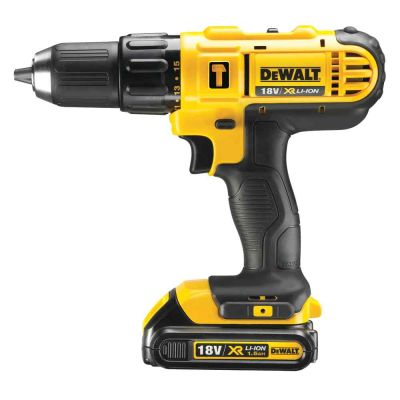 DEWALT Cordless 18V Li-Ion Hammer Drill Driver With 109 Pcs Accessories Kit-DCD776S2A
