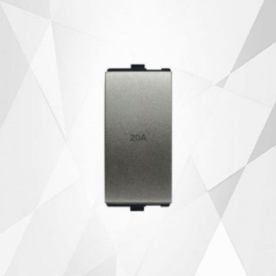 Diamond Carissa Graphite Magnesia 20A 1 Way Switch-CR006