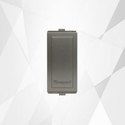 Diamond Carissa Velvet Black Blank Plate 1 Module-CR016