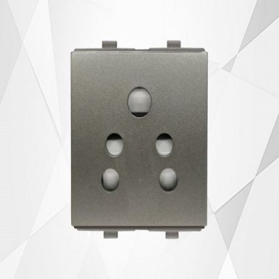 Diamond Carissa Graphite Magnesia 2 In 1 Socket 2M With Shutter-CR019