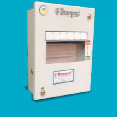 Diamond Prime SPN Single Door 6 Way Distribution Box-DB07