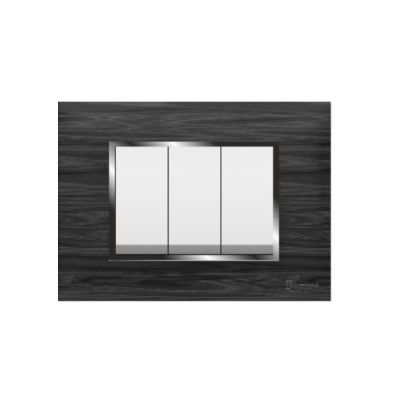 Diamond Fabia Antique Wood 1M Textured Cover Plate With Base Plate-FBP01