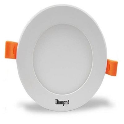 Diamond Cool White 6W Round Flash Slim LED Panel Light-FPLR6W