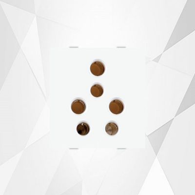 Diamond Innova White 6A and 16A Multi Socket-INO13