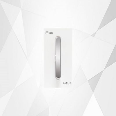 Diamond Krome White 1M 10A Bell Push With Indicator-KR004