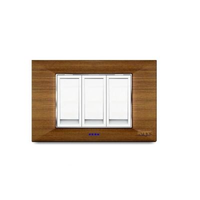 Diamond Lustre Light Wood 12M Textured Base Plate with Blue LED Indicator-LTP08