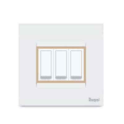 Diamond Magic White 8M Square Modular Plate With Base Plate Fix Up In Wooden Box-MMP07