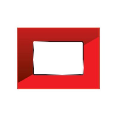 Diamond Mirror Blood Red 2M Cover Plate-MRP01