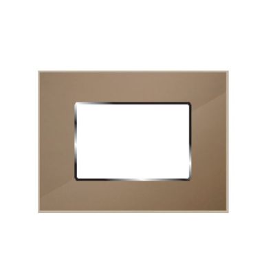Diamond Mirror Bronze 8M Horizontal Cover Plate-MRP05