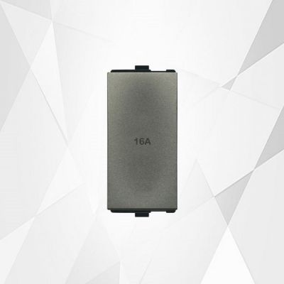 Diamond Nexus Velvet Black 16A 1 Way Switch-NX005