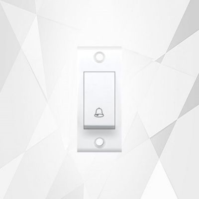 Diamond Pride Urea White 6A Pride Bell Push Switch-PR003