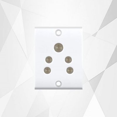 Diamond Pride Urea White 6A 5 Pin Socket-PR006