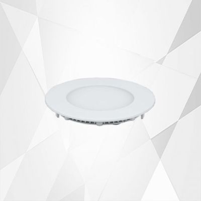 Diamond Day Light 6W Round Tri Color Pride Slim LED Panel Light