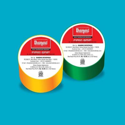 Diamond 1.25cmx4 Mtrs Pvc Insulation Tape-TP02