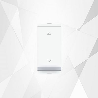 Diamond VX White 1M 6A 2 Way Switch-VX002