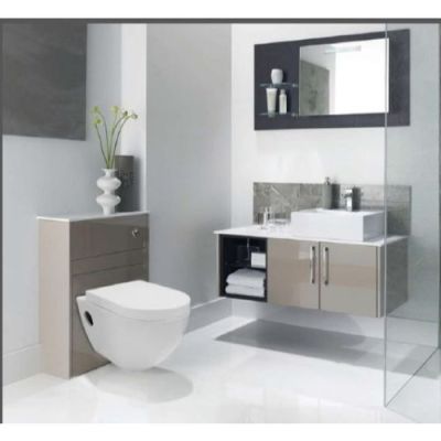 Elegant Casa Siphonic Integrated Water Closet-Vitreous-Dual Flush 04-White-300MM-S Trap