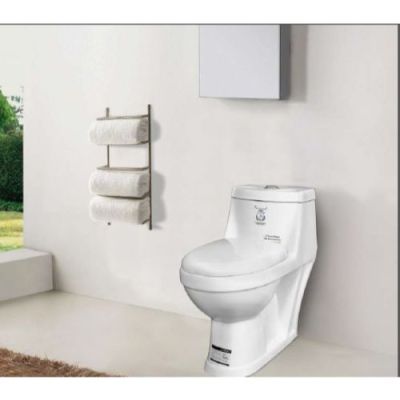 Elegant Casa Integrated Water Closet-Vitreous-With Jet-Dual Flush 2156-Ivory-100MM-S Trap