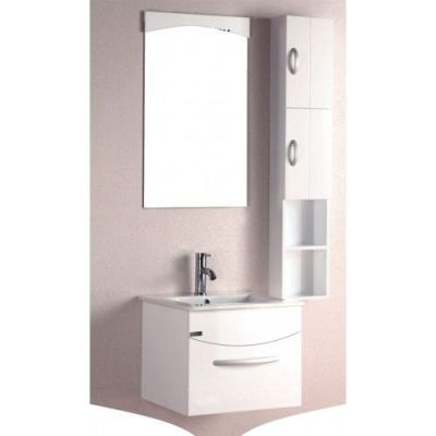 Elegant Casa PVC Bathroom Cabinet+Basin with Mirror-PVC-214