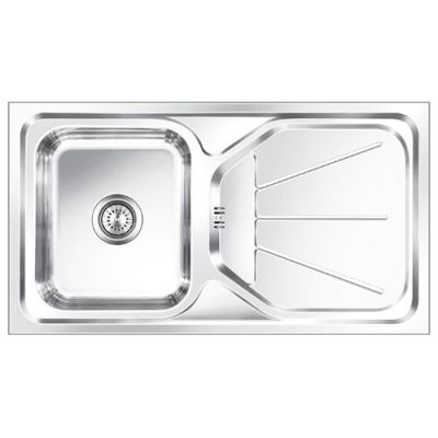 Nirali Elegance Unique Small Single Bowl With Drainer Kitchen Sink-Glossy