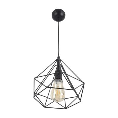 Eliante Black Metal Single Hanging Light-0070-HL