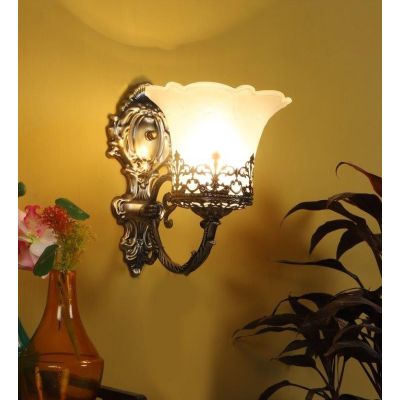Eliante Sansfin Antique Gold 10x7x10Inch Iron Wall Light Eliante-1133-1W
