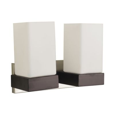 Eliante Brown Wall Light Gold Glass-1775-2W