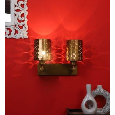 Eliante Mignon Gold 7x14x4Inch Iron Wall Light Eliante-6115-2W