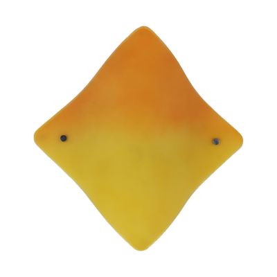 Eliante White Metal Yellow Glass Wall Light-83619