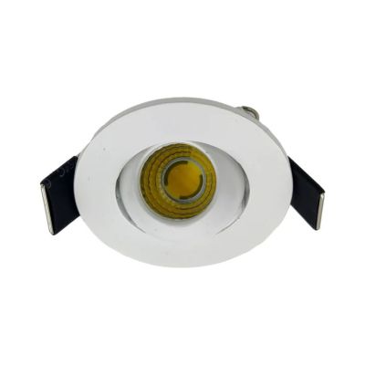 Eliante Warm White 50x30mm 3W Aluminium Round LED Spot Light Eliante-COB-3W-WH