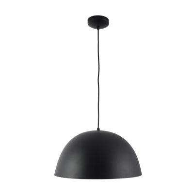 Eliante Black Metal Single Hanging Light-GOLA-12Inch-P5-BK-WH