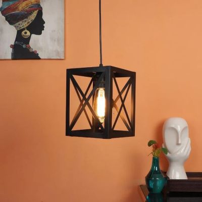 Eliante Jaula Black Iron E27 Holder Without Bulb Table Light Eliante-JS-1043-1H