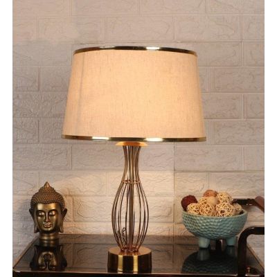 Eliante Cierras Gold Iron E27 Holder Inbuilt LED Table Light Eliante-JS-5218-TL