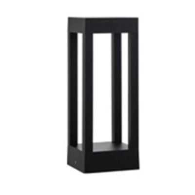Eliante Grey 300mm 12W 6K Tower Garden Bollard Light Eliante-JS-RIM-ROB-2512N-300-6K