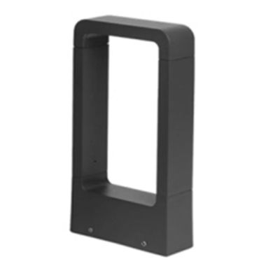 Eliante Grey 55x300mm 12W 6K Plaza Garden Bollard Light Eliante-JS-RIM-ROB-2512N-55x300-6K