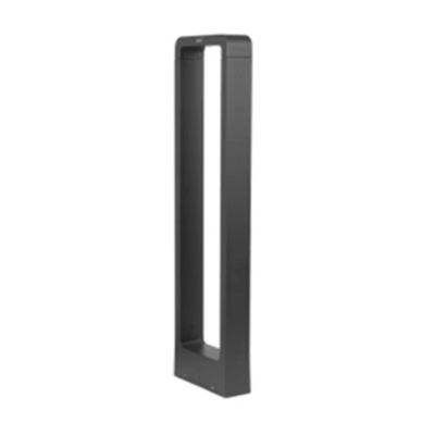Eliante Grey 55x600mm 12W 6K Plaza Garden Bollard Light Eliante-JS-RIM-ROB-2512N-55x600-6K