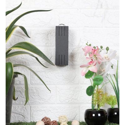 Eliante Abrazo Black 2x3x6Inch Aluminium Out Door Wall Light Eliante-LE-1282