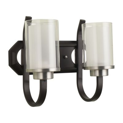 Eliante Brown Wall Light Gold Glass-S-106-2W