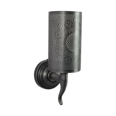 Eliante Black Metal Wall Light-Salendar-Wall
