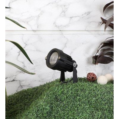 Eliante Impio Black 2.5x3x10Inch Aluminium Out Door Spike Light Eliante-SPK-0105-BB-44