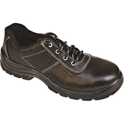 Emperor Electrical Safety Shoes Genuine Leather Upper With Single Density PU Sole-Black-12