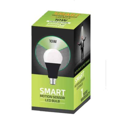 Escozor 10W Smart Motion Sensor Bulb-B22 Holder-White/Black