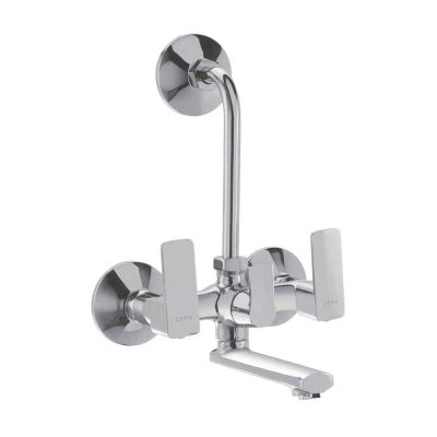Cera Ruby Single Lever Wall Mixer With Bend Pipe for Overhead Shower-F1005402