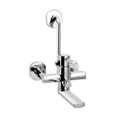 Cera Gayle Single Lever Wall Mixer with Bend Pipe for Overhead Shower-F1014411