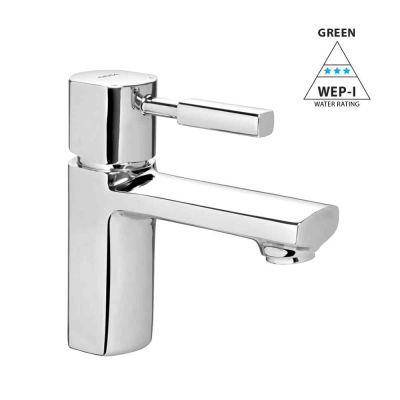Cera Gayle Single Lever Basin Mixer With 450mm Braided Connection Pipe Without Pop-Up-Chrome-F1014451
