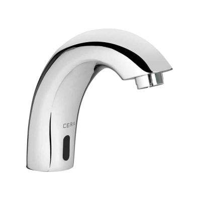 Cera Deck Mounted Sensor Tap for Tabletop Washbasins with Tap Hole Chrome-F6010102