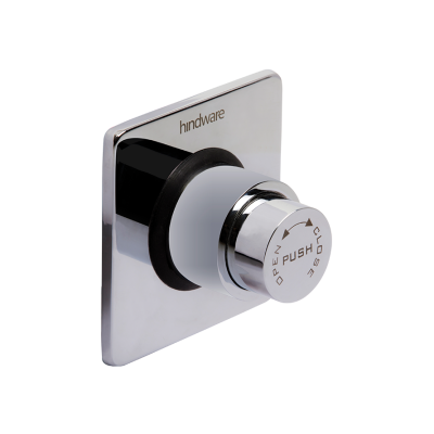 Hindware Plus Flush Valve Concealed 40mm Single Flush-F860043-Chrome