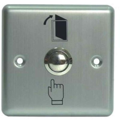Faradays Stainless Steel Door Release Button-Silver-FES-21