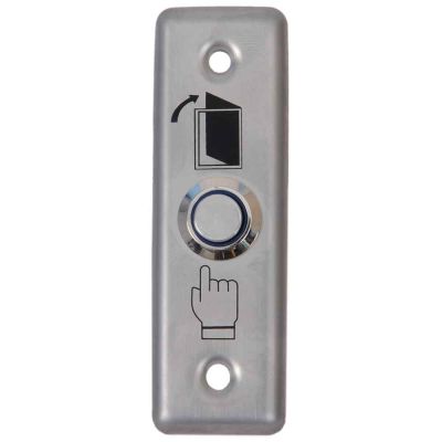 Faradays Stainless Steel Door Release Button With LED-Silver-FES-22A