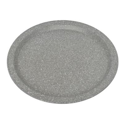 Femora Grey Carbon Steel Baking Pizza Pan Plate