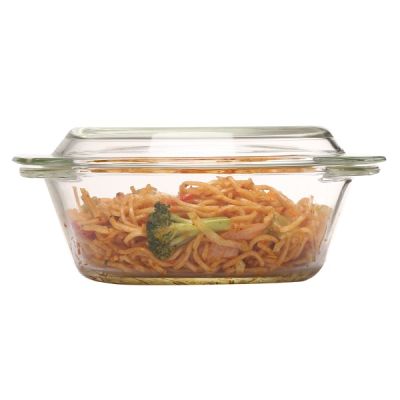 Femora 1550ml Borosilicate Glass Round Casseroles